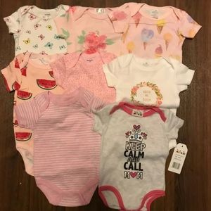 Baby Girl Lot of onesies